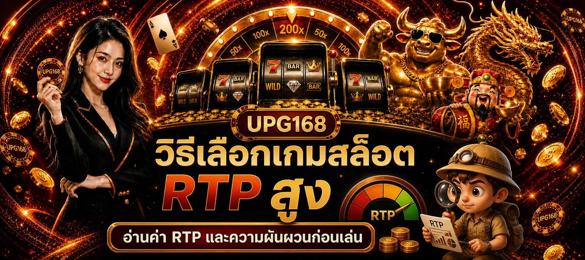 UPG168 วิธีเลือกเกมสล็อต RTP สูงก่อนเล่น